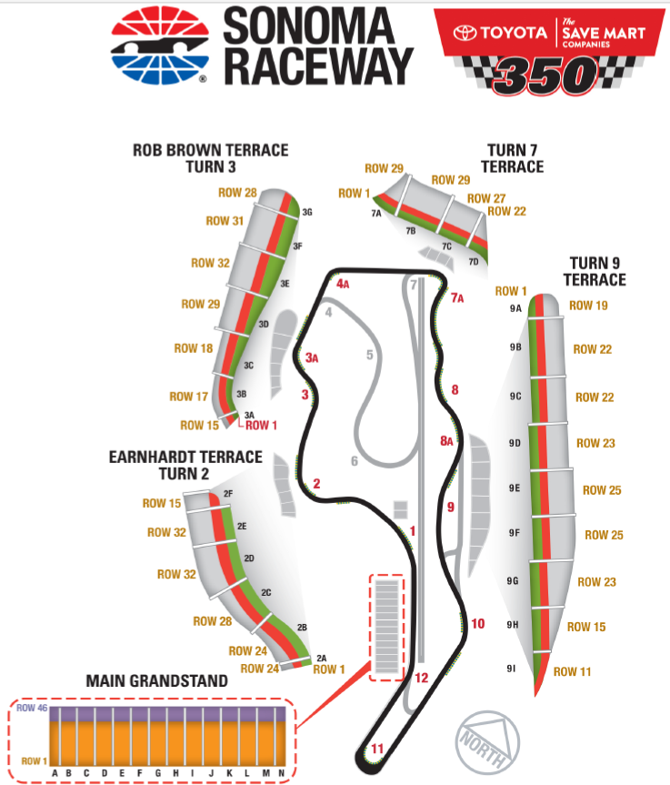 Gateway Raceway Track 2027 Sonoma NASCAR packages And Race Tours - Sonoma Toyota/Save Mart ...