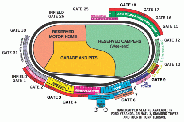Iowa Speedway Seating Chart